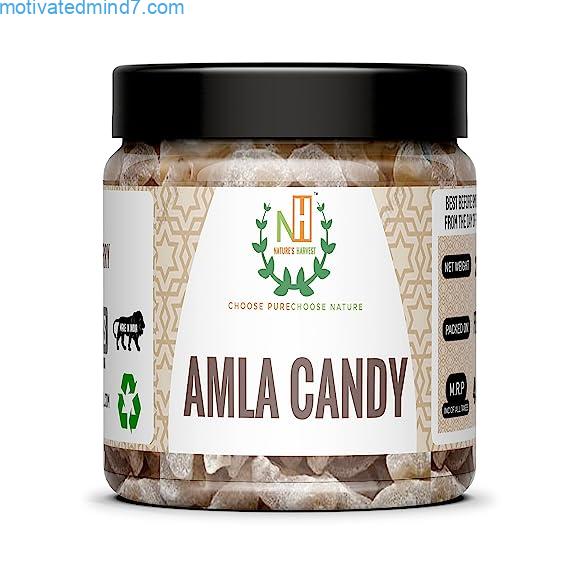 Nature's Harvest Dried Dry Sweet Amla Candy
