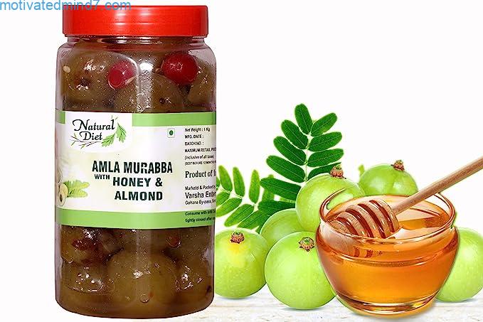 Natural Diet Home Made Herbal Organic Amla Murabba
