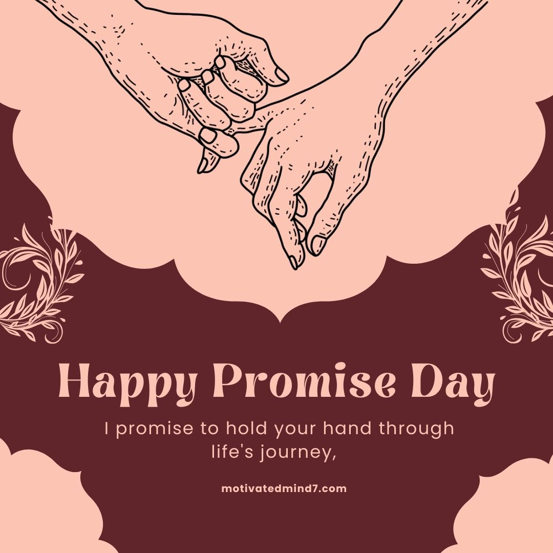 Beautiful Promise Day 2025 image with love message.