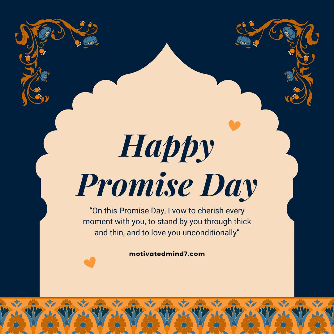 Beautiful Promise Day 2025 image with love message.