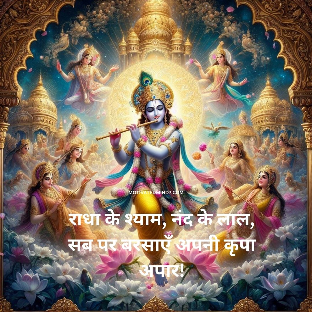 Radha Krishna HD Image with Wishes for Divine Blessings